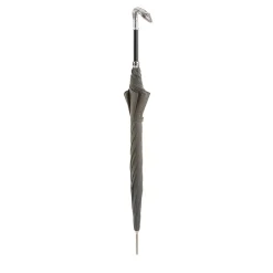 Ombrello Grigio con Testa di Serpente