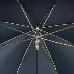 Ombrello Navy con manico d'argento a forma di aquila