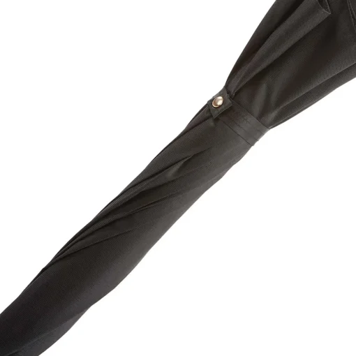 Ombrello nero con manico di cavallo