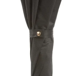 Ombrello nero con manico di bulldog francese