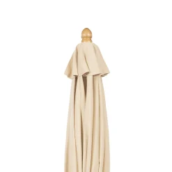 Ombrellone rotondo da esterno ecrù