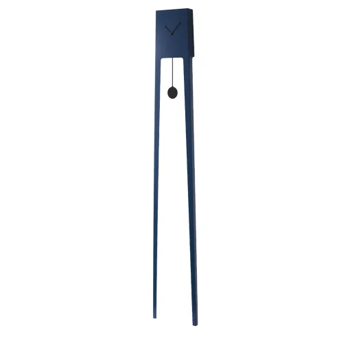 Orologio a pendolo alto Tiuku in acciaio blu
