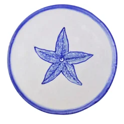 Osteria Set di 6 piatti da portata blu da 28 cm
