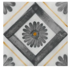 Ot Arzachena Azzurro Set di 24 piastrelle quadrate