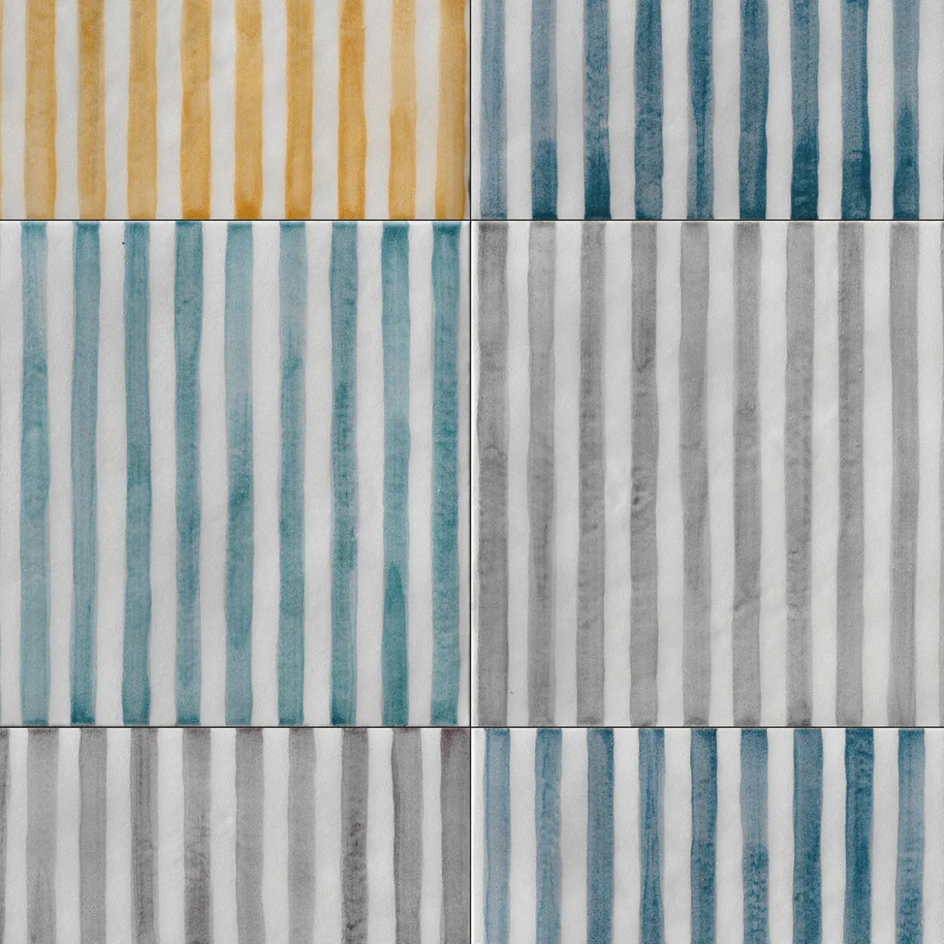 Ot Palau Mustard Set di 24 piastrelle quadrate