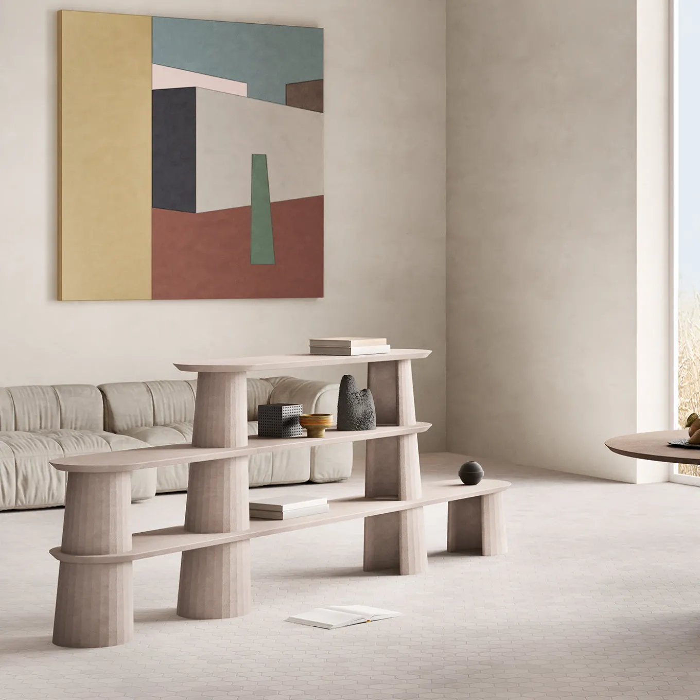 Paesaggio domestico in cemento armato Moodboard II di Marialaura Rossiello Irvine