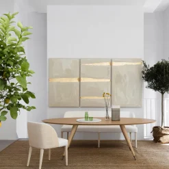 Panca da pranzo Colette in rafia