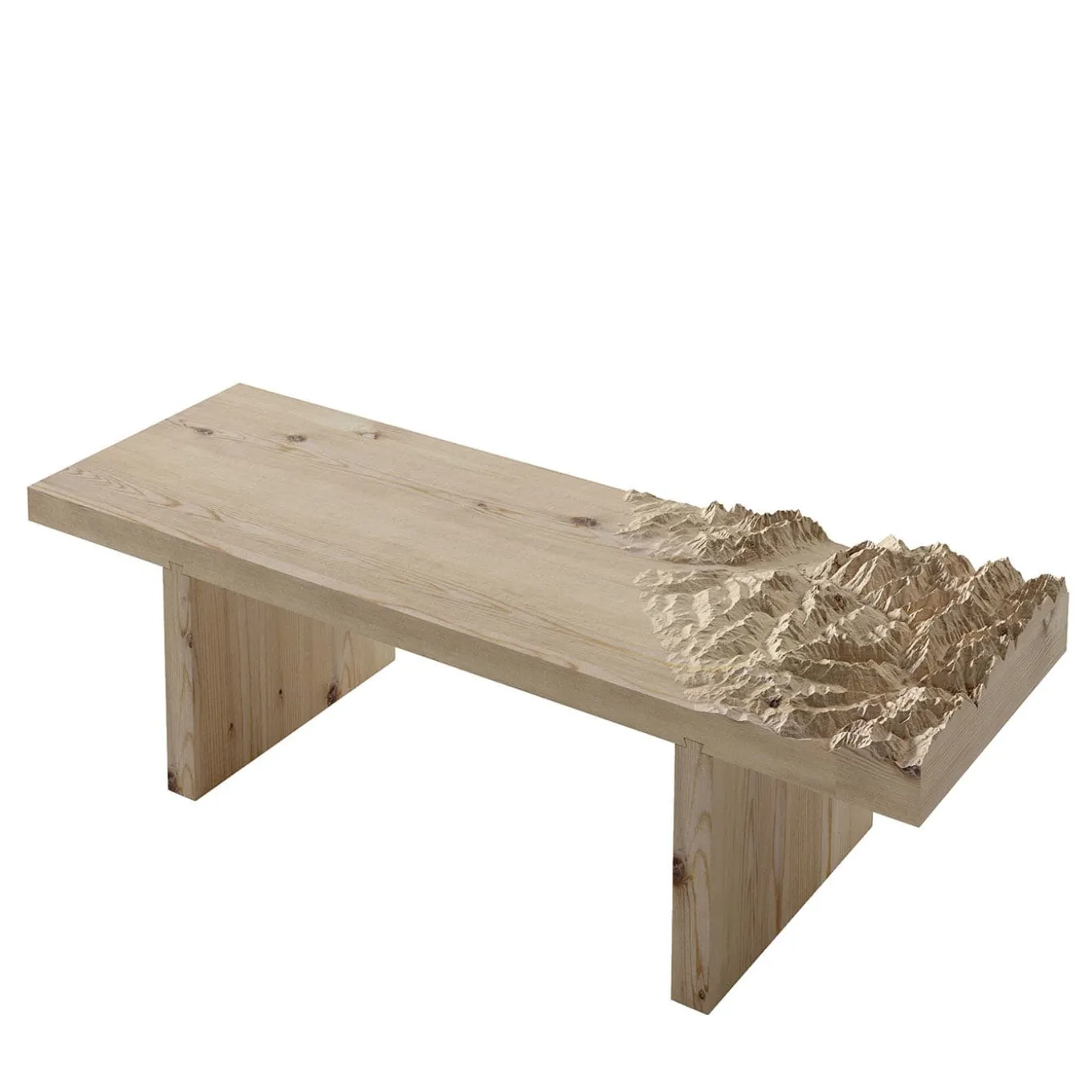 Panca topografica Belvedere designed by Riccardo Vendramin