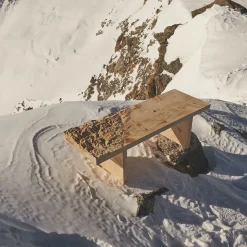 Panca topografica Belvedere designed by Riccardo Vendramin