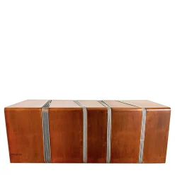 Panchina Cubica in acciaio corten
