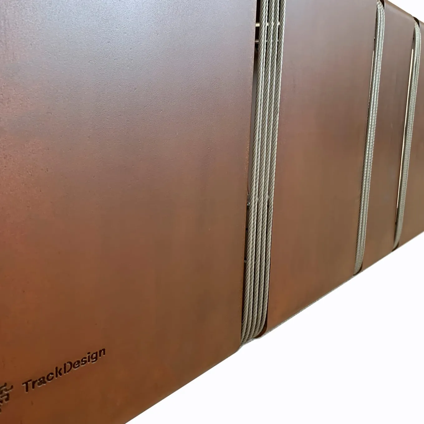 Panchina Cubica in acciaio corten