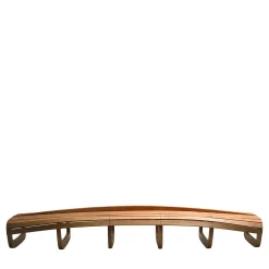 Panchina in legno di rovere curvato Barca