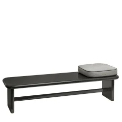 Panchina Kurger con cuscino grigio di Dainellistudio
