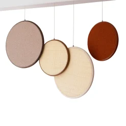 Pannello Acustico Circle 005 Beige di Giovanni Crosera