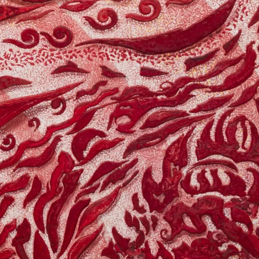 Pannello d'arte Panta Rei Scagliola di Lodovico Cupioli