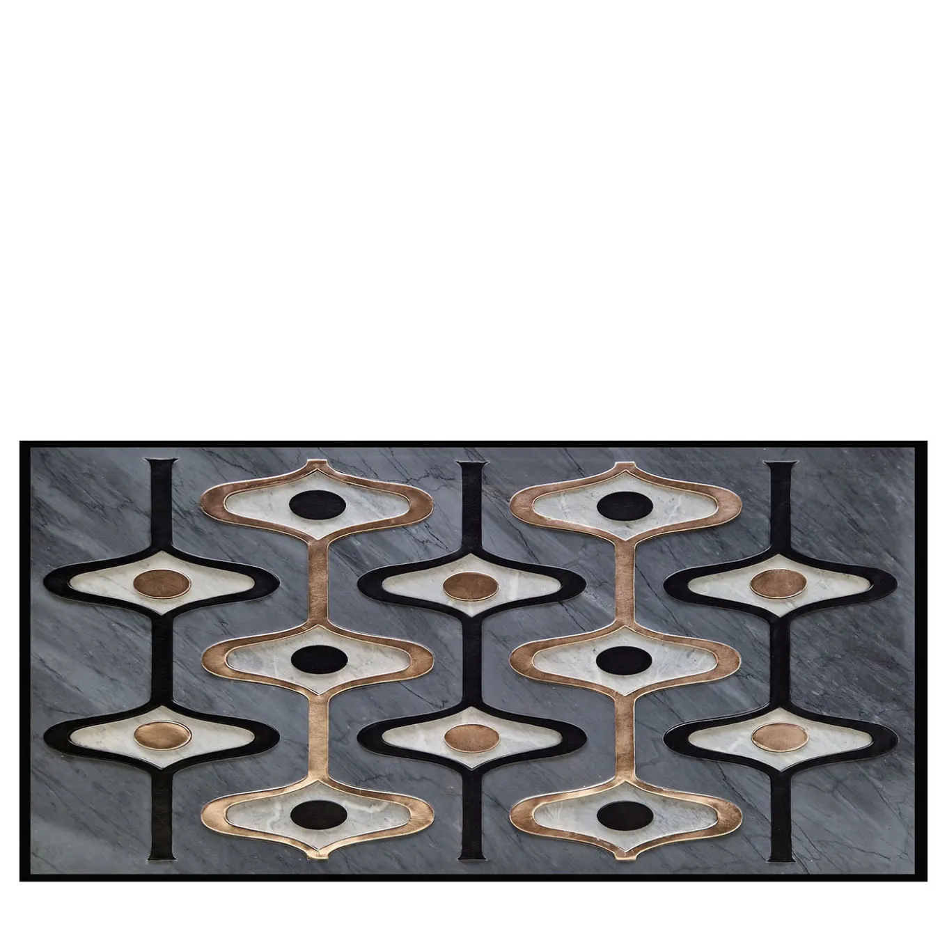 Pannello Decorativo Fancy Mirage in Pelle e Marmo
