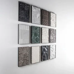 Pannello decorativo in marmo Alpi verde Round