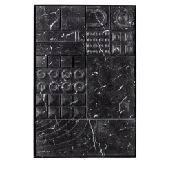 Pannello decorativo in marmo Marquinia nero Tracce