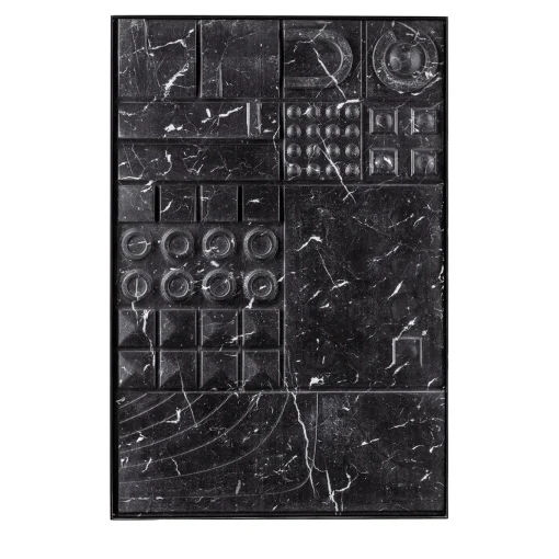 Pannello decorativo in marmo Marquinia nero Tracce