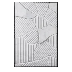 Pannello decorativo in marmo Carrara bianco Terre Arate