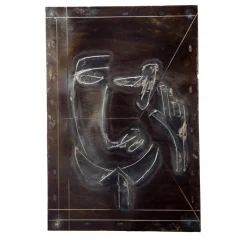 Pannello decorativo L'Uomo Con Il Dito N.3 di Lorenzo Quadalti