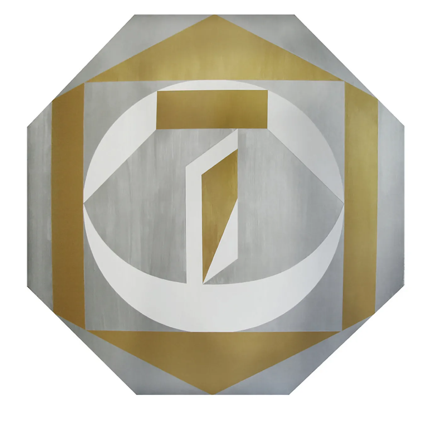 Pannello Decorativo Ottagonale Love Argento