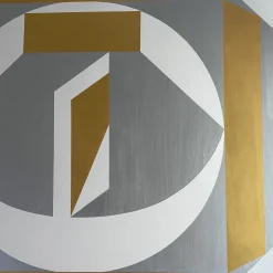 Pannello Decorativo Ottagonale Love Argento