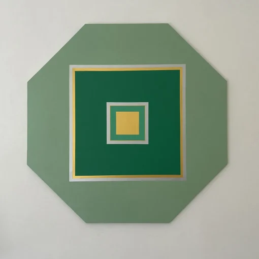 Pannello Decorativo Ottagonale Confidence Verde