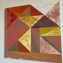 Pannello decorativo Triangolazioni Quattro di Mascia Meccani