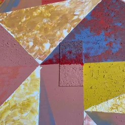 Pannello decorativo Triangolazioni Quattro di Mascia Meccani