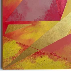 Pannello decorativo Triangolazioni Quattro di Mascia Meccani