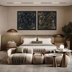 Pannello d'oro astronomico Boreale