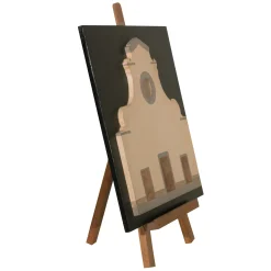 Pannello nero quadrato della chiesa di Santo Spirito