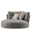 Pantelleria Grigio Chaise Longue rotonda per esterni