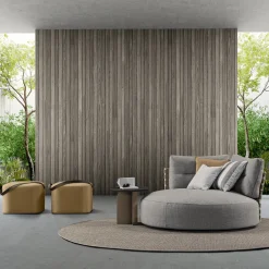 Pantelleria Grigio Chaise Longue rotonda per esterni