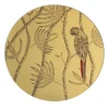 Pappagallo Soggetto VI Piatto Oro