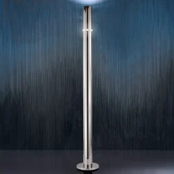 21515/P-C Lampada da terra in argento