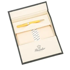 Penna a sfera Avatar fantasia gialla con finiture in oro