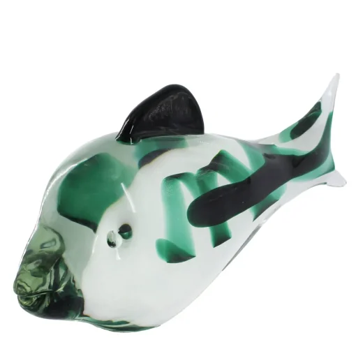 Pesce sommerso Scultura in vetro di Murano