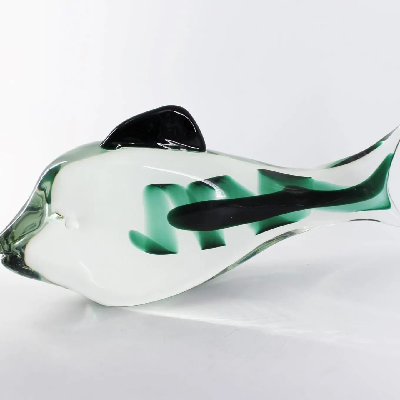 Pesce sommerso Scultura in vetro di Murano