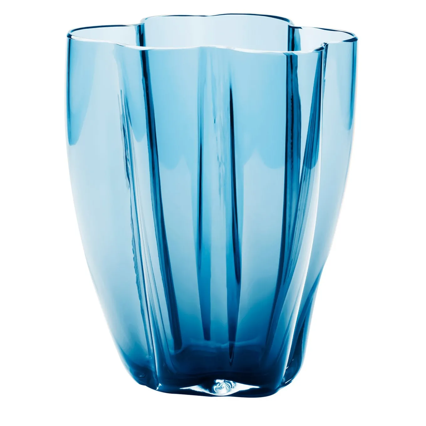 Petalo Vaso piccolo blu profondo