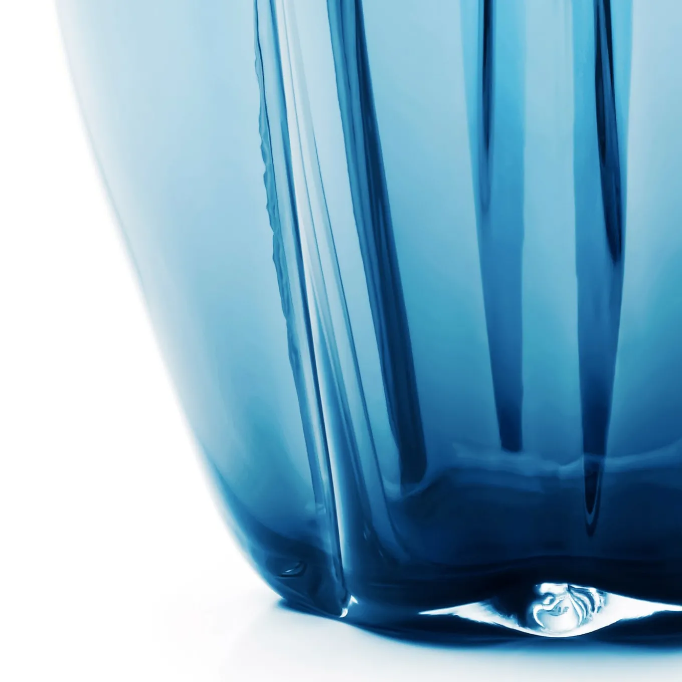 Petalo Vaso piccolo blu profondo