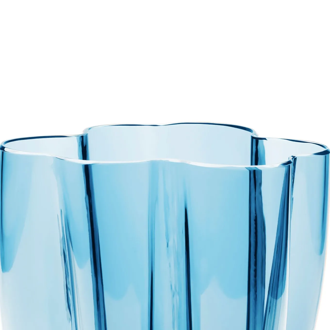 Petalo Vaso piccolo blu profondo