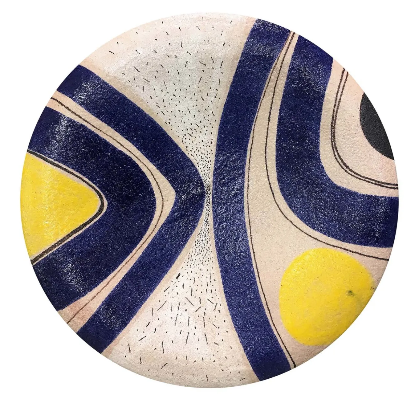 Piastra a muro Bande blu