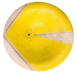 Piastra a muro gialla