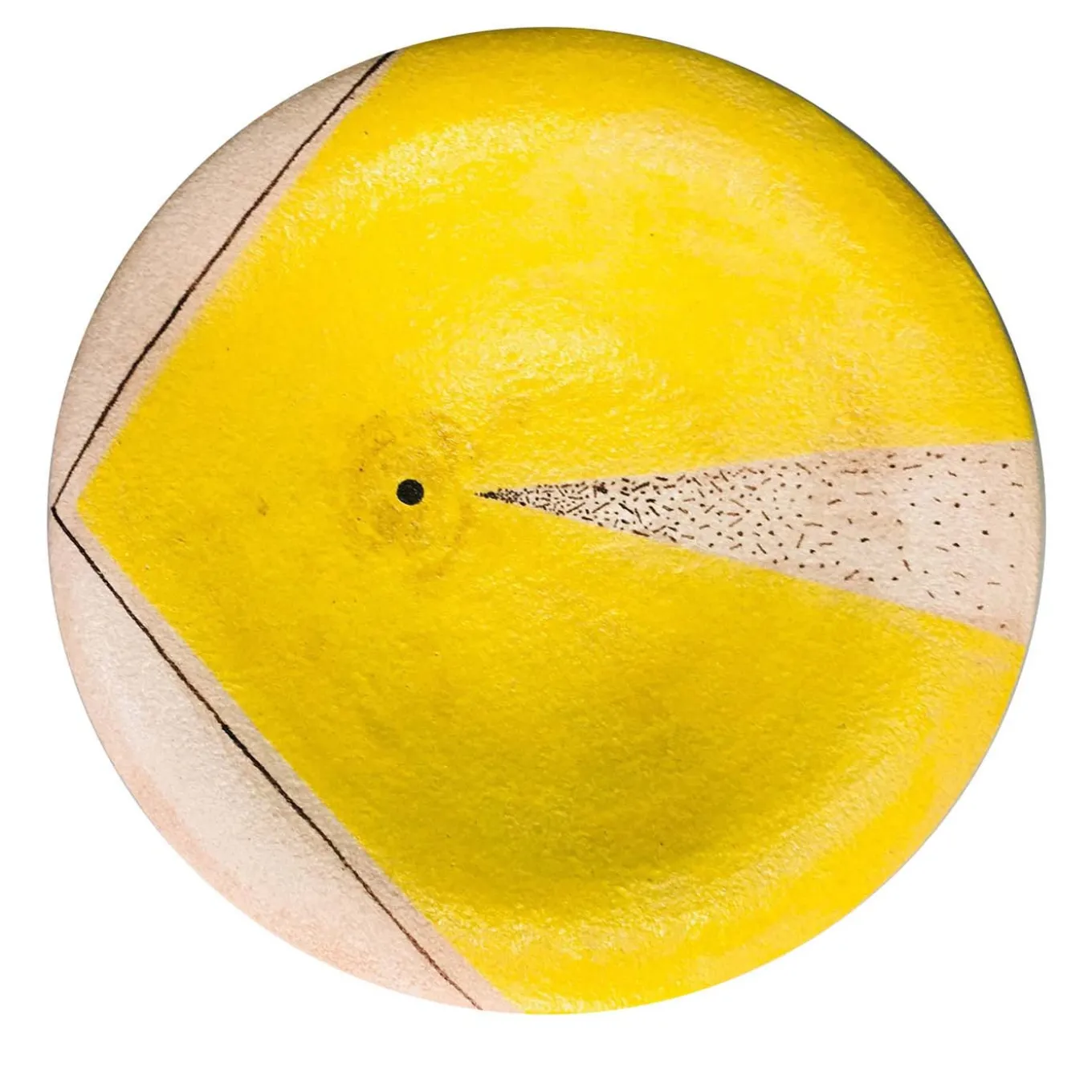 Piastra a muro gialla