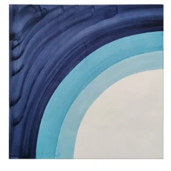 Piastrella quadrata Baleno blu e bianca