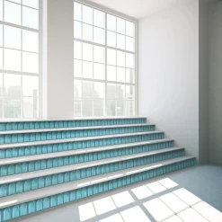 Piastrella quadrata Roma verde