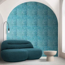 Piastrella verde minimalista "Fiori di Mandorlo" di Van Gogh