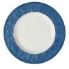 PIATTO DA DESSERT PAVONE - BLU